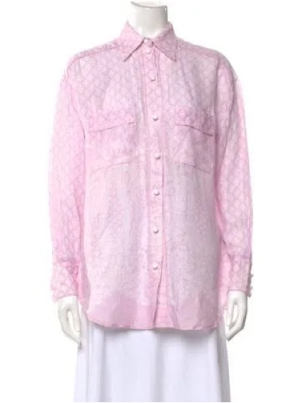 Zimmermann Linen Button-Front Blouse